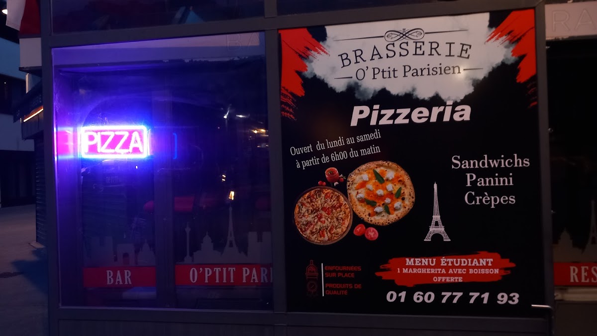 Menu O'ptit Paris Evry-2